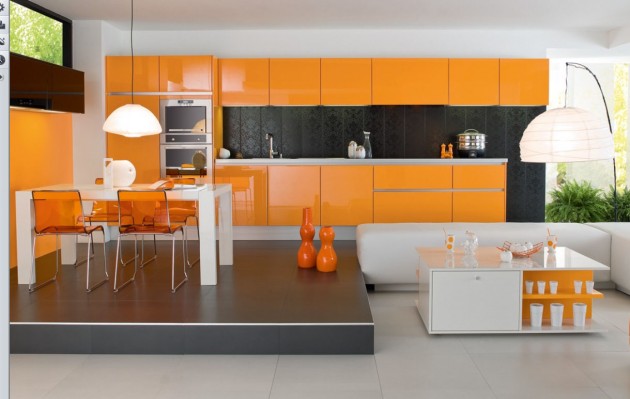 25 Amazing Orange Interior Designs
