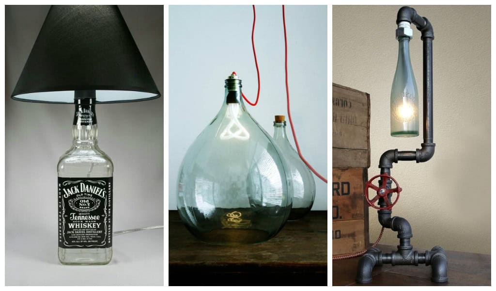 30 Amazing Diy Bottle Lamp Ideas