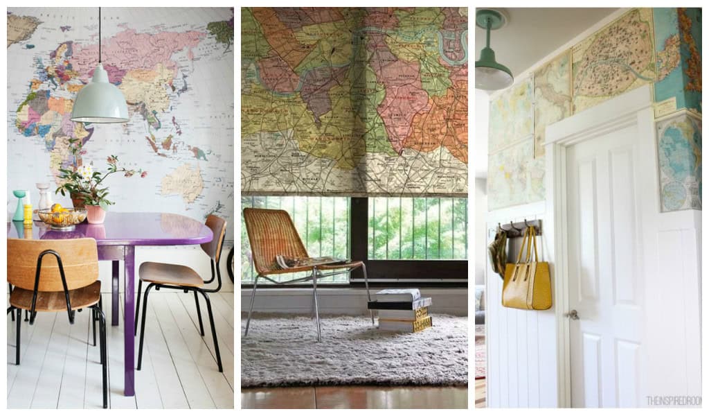 30 Creative Diy Maps Decorations