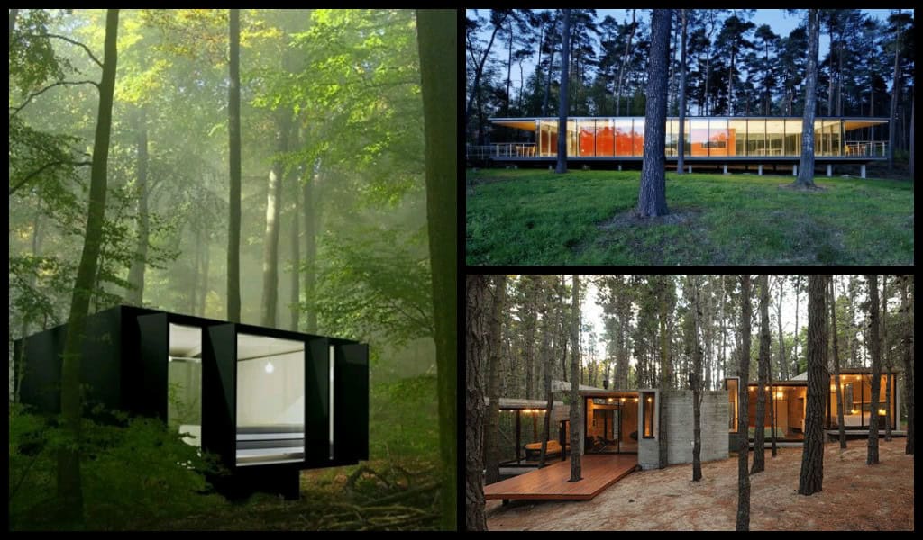 30 Charming Houses in the Woods