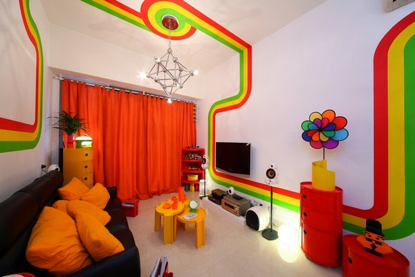 The Rainbow House-Delightful Masterpiece Designed by Moderne