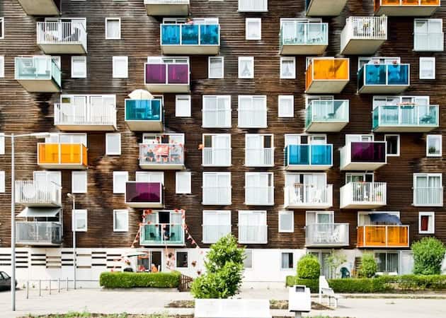 22 Modern and Colorful Facades