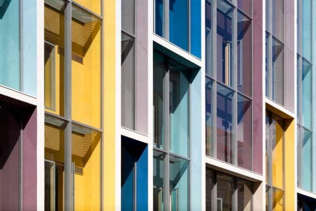 22 Modern and Colorful Facades