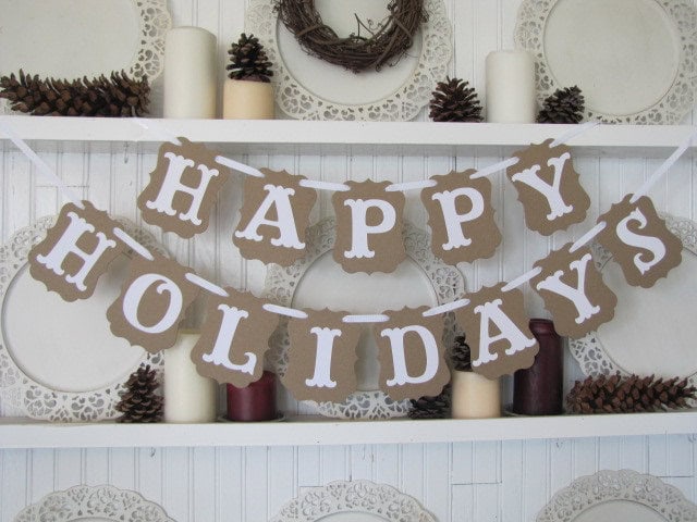 HAPPY HOLIDAYS Christmas Banner 15 Creative Christmas Banner Ideas (3)