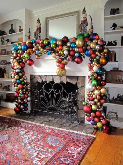 26 Amazing DIY Fireplace Mantel Christmas Makeovers