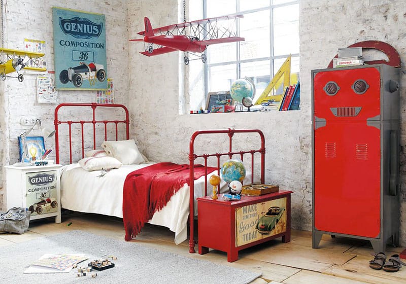 18 Very Cool Industrial Teen Room Design Ideas 17