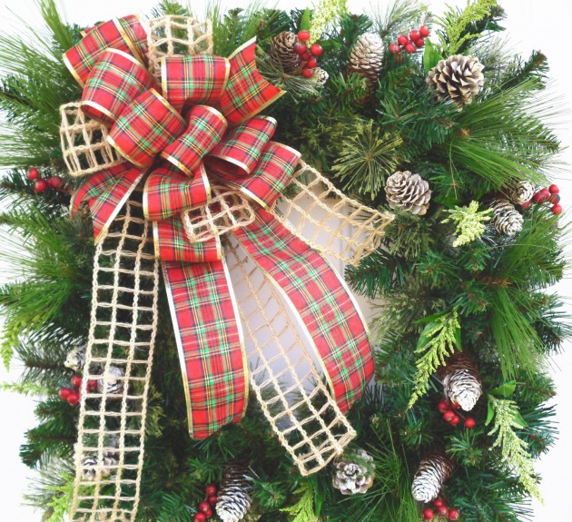 20 Astonishing Handmade Christmas Wreaths (15)