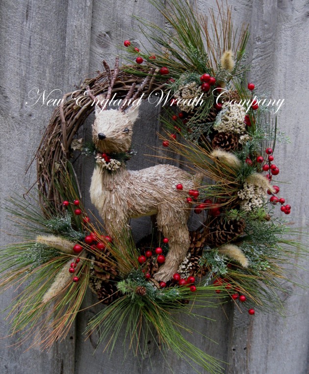 20 Astonishing Handmade Christmas Wreaths (18)