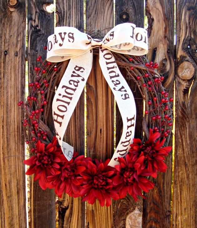20 Astonishing Handmade Christmas Wreaths