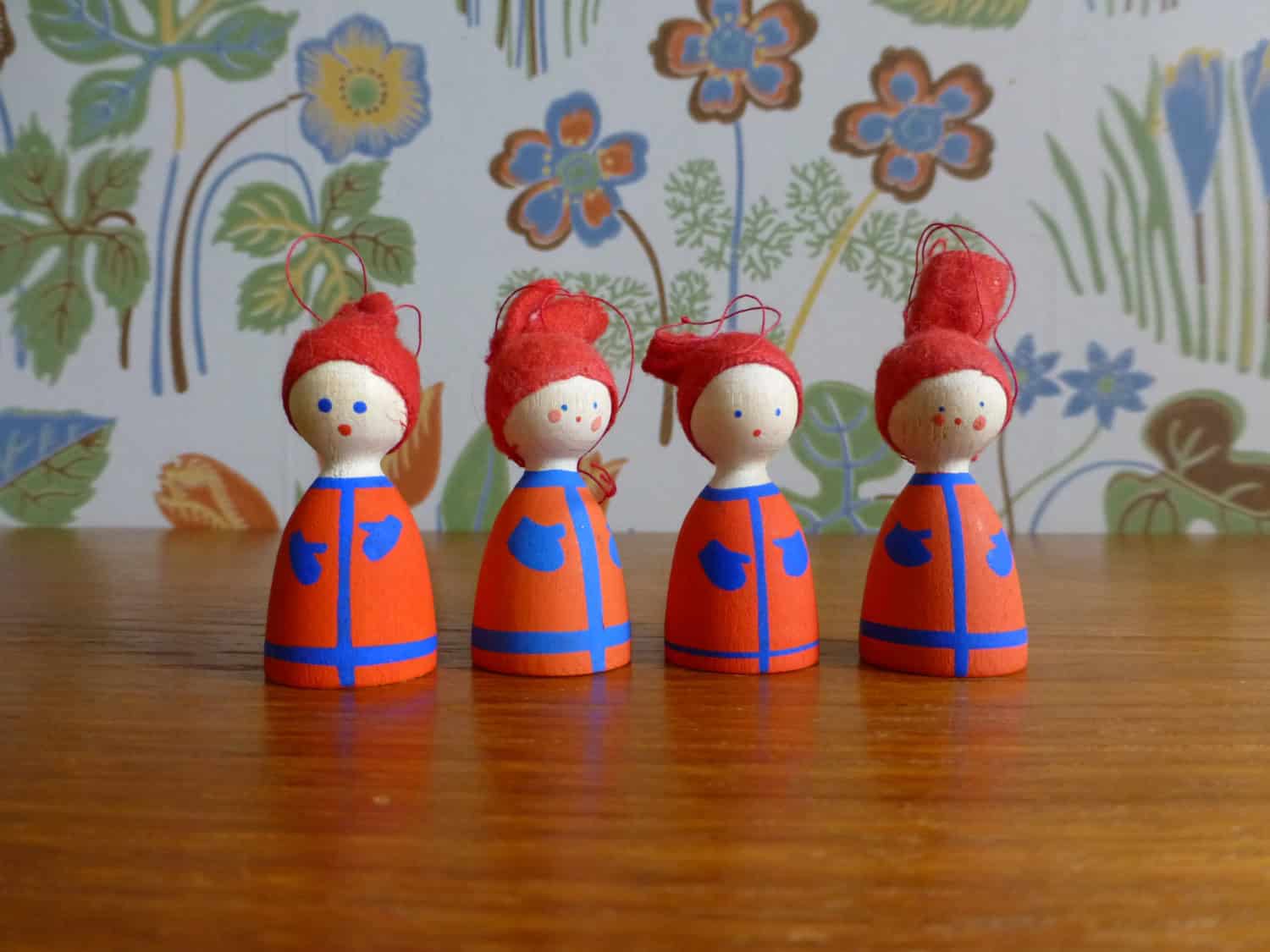 Vintage Swedish tiny Christmas gnome 20 Charming Vintage Christmas Decorations (1)