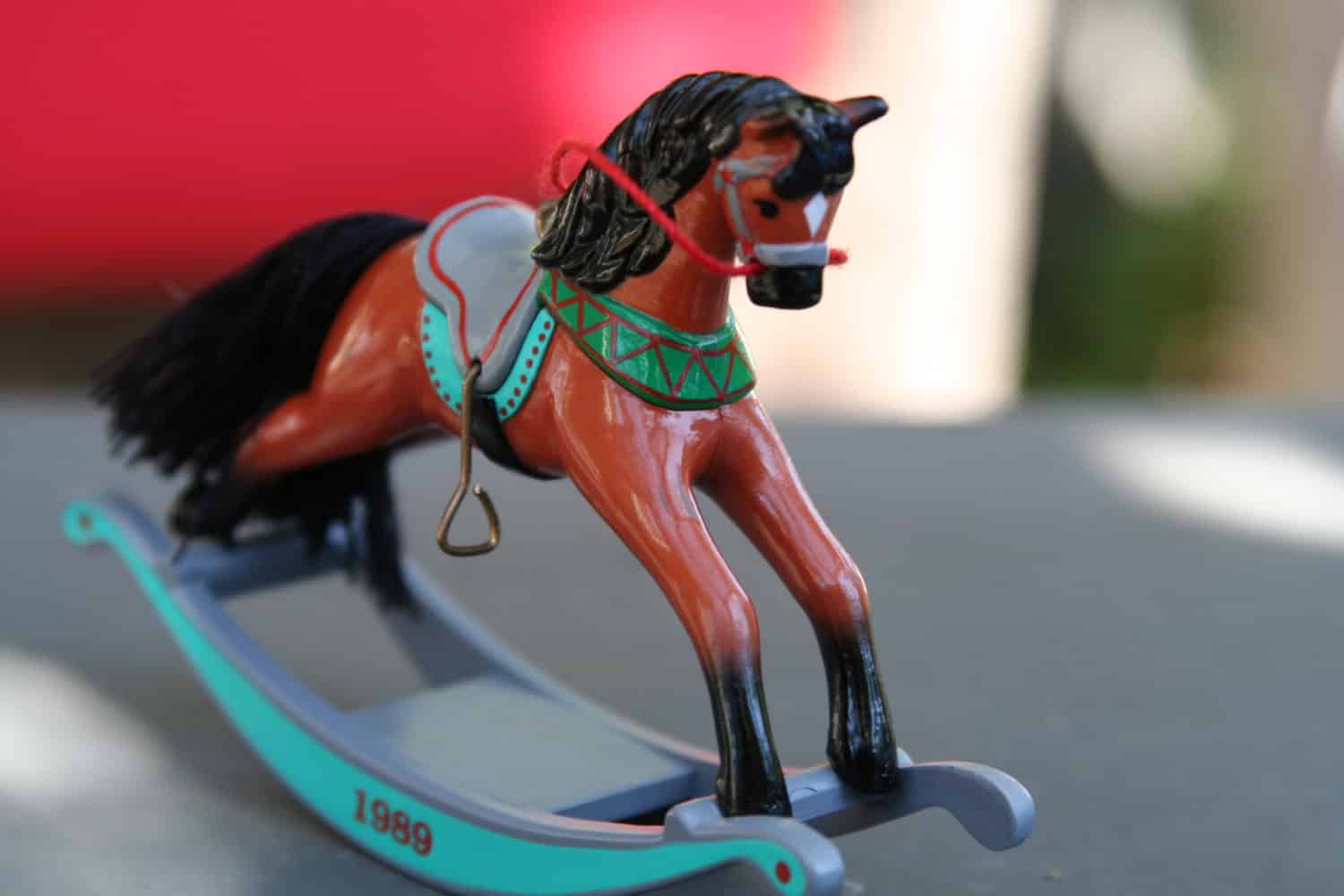 Hallmark 1989 Rocking Horse Christmas Ornament 20 Charming Vintage Christmas Decorations (17)