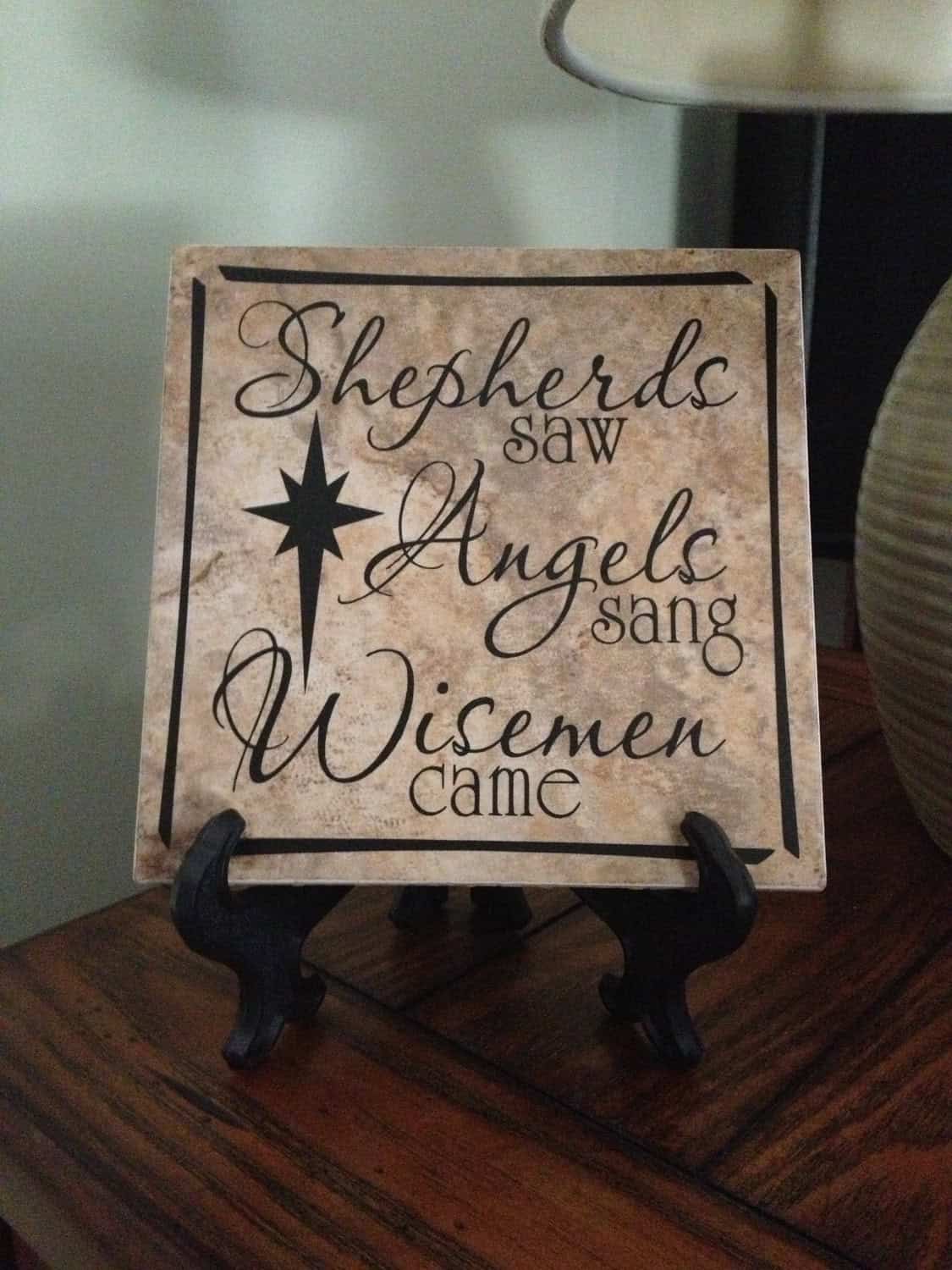 Christmas Tiles Vinyl Decal 20 Creative Christmas Decorating Ideas with Decals (1)