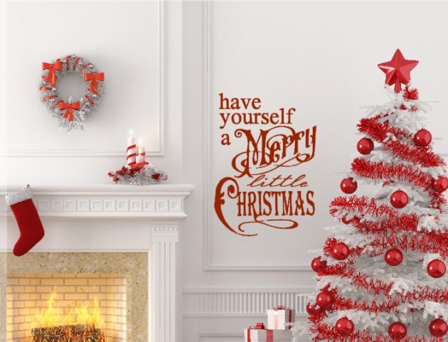 20 Creative Christmas Decorating Ideas with Decals