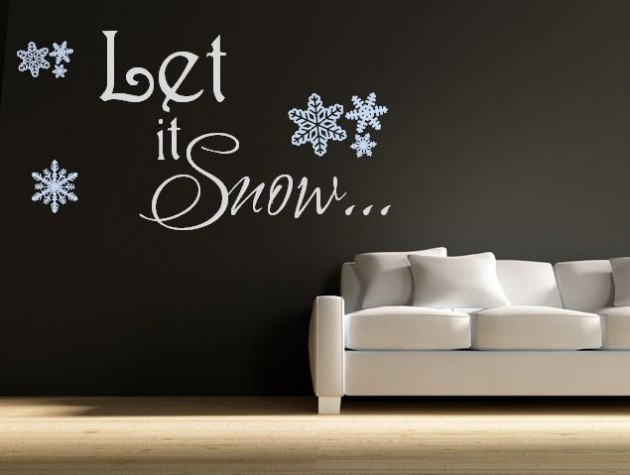 20 Creative Christmas Decorating Ideas with Decals