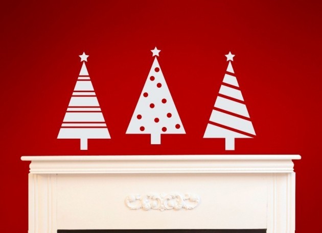20 Creative Christmas Decorating Ideas with Decals (16)