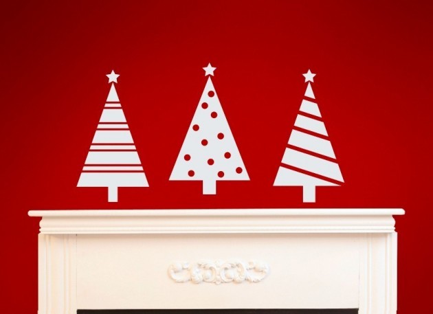 20 Creative Christmas Decorating Ideas with Decals