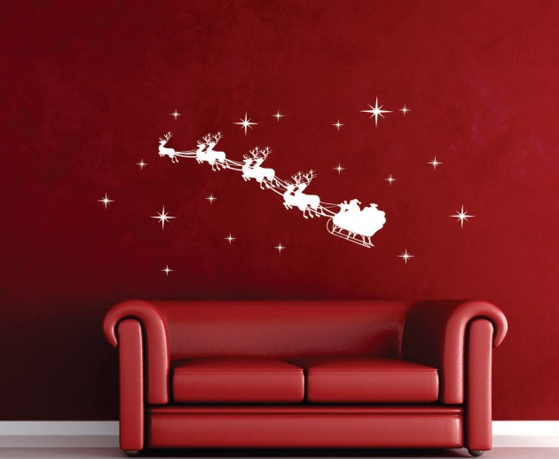 20 Creative Christmas Decorating Ideas with Decals (19)