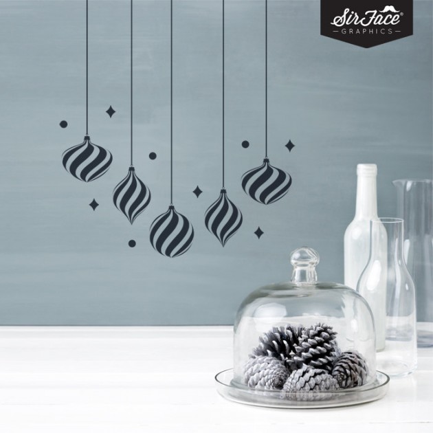 20 Creative Christmas Decorating Ideas with Decals (4)