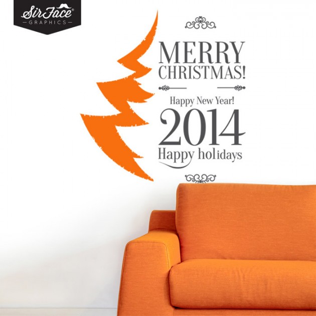 20 Creative Christmas Decorating Ideas with Decals