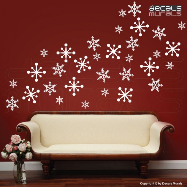 20 Creative Christmas Decorating Ideas with Decals (8)