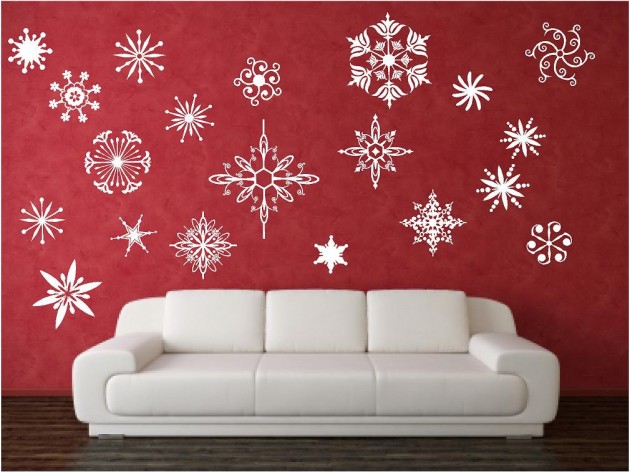 20 Creative Christmas Decorating Ideas with Decals (9)