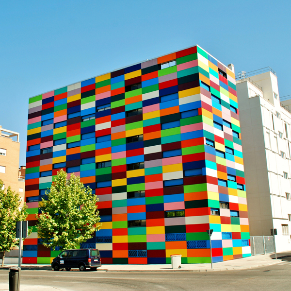 22 Modern and Colorful Facades