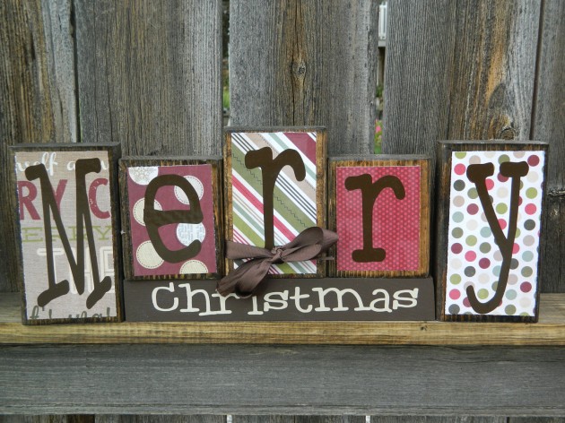 25 Creative Handmade Christmas Sign Decorations