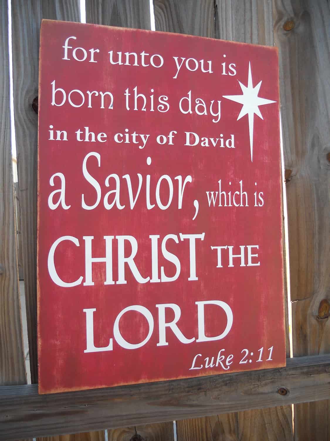 Religious Christmas Sign 25 Creative Christmas Sign Decorations (7)