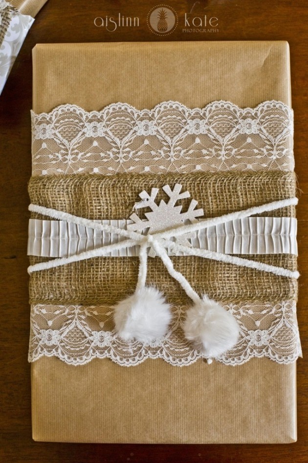33 Adorable Burlap Christmas Gifts Wrapping Ideas