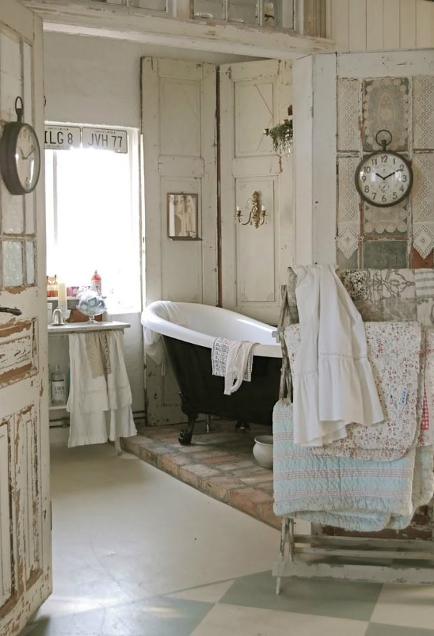 Charming Shabby Chic Bathroom Design Insights