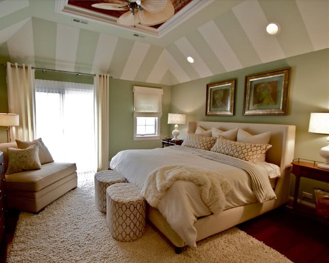 26 Brilliant Bedroom Designs Ideas with Sloped Ceiling 9