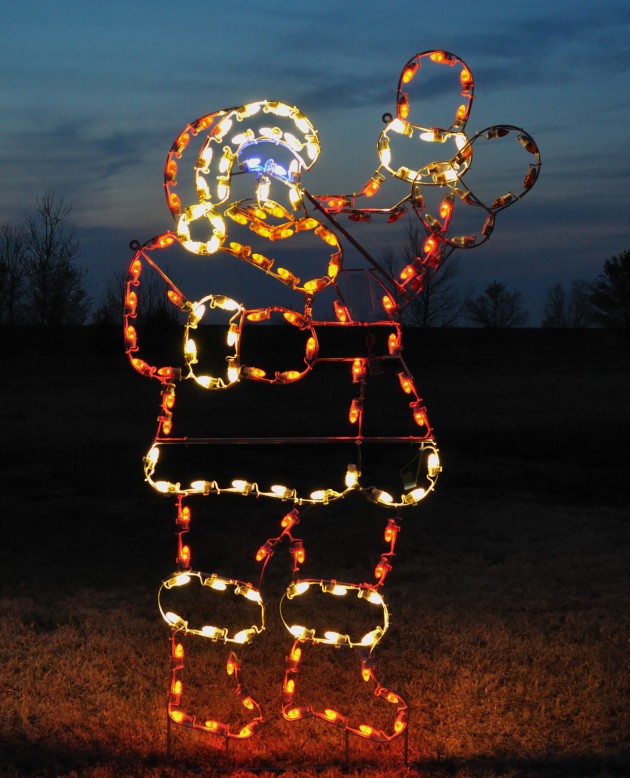 A Large Collection of Outdoor Christmas Light Displays