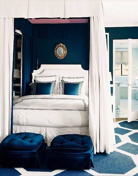 20 Marvelous Navy Blue Bedroom Ideas