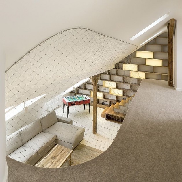 Rounded Loft by A1 Architects