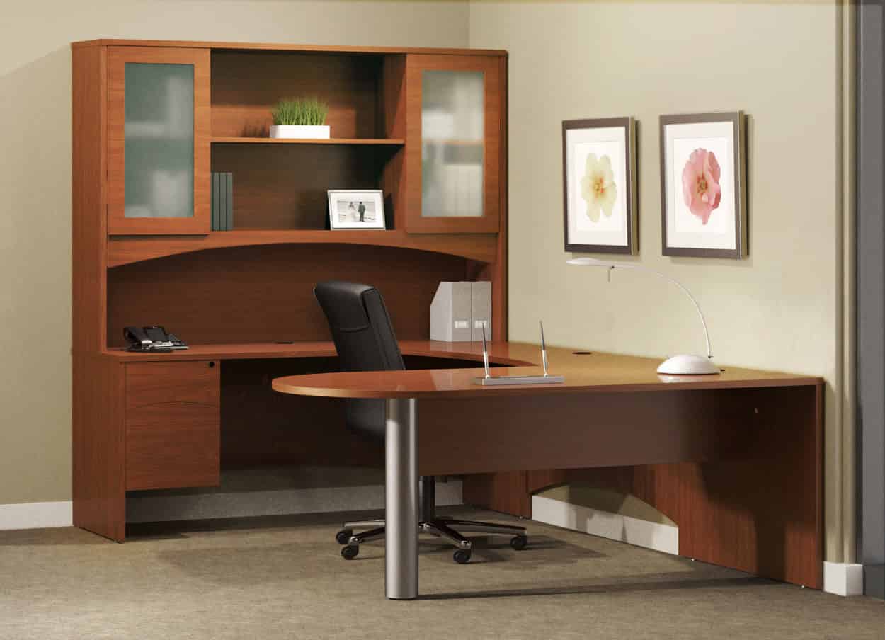 Mayline Brighton U-Shape Desk Office Suite 15 Elegant Office Suite Designs (14)