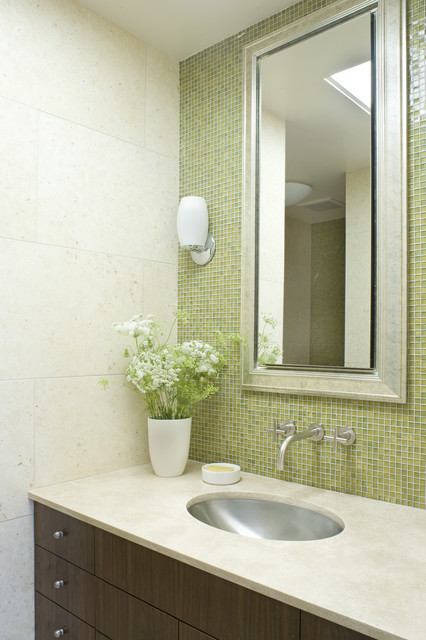 25 Charming Glass Mosaic Tiles Design Ideas For Adorable Bathroom