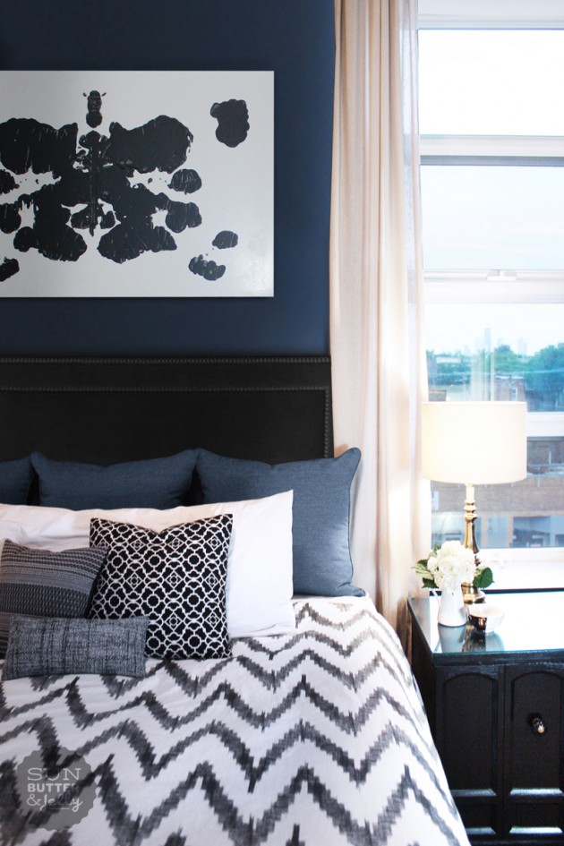 20 Marvelous Navy Blue Bedroom Ideas