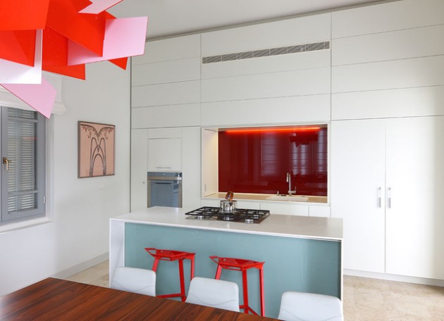 20 Red Backsplash Designs For Festive Spirit in The Kitchen