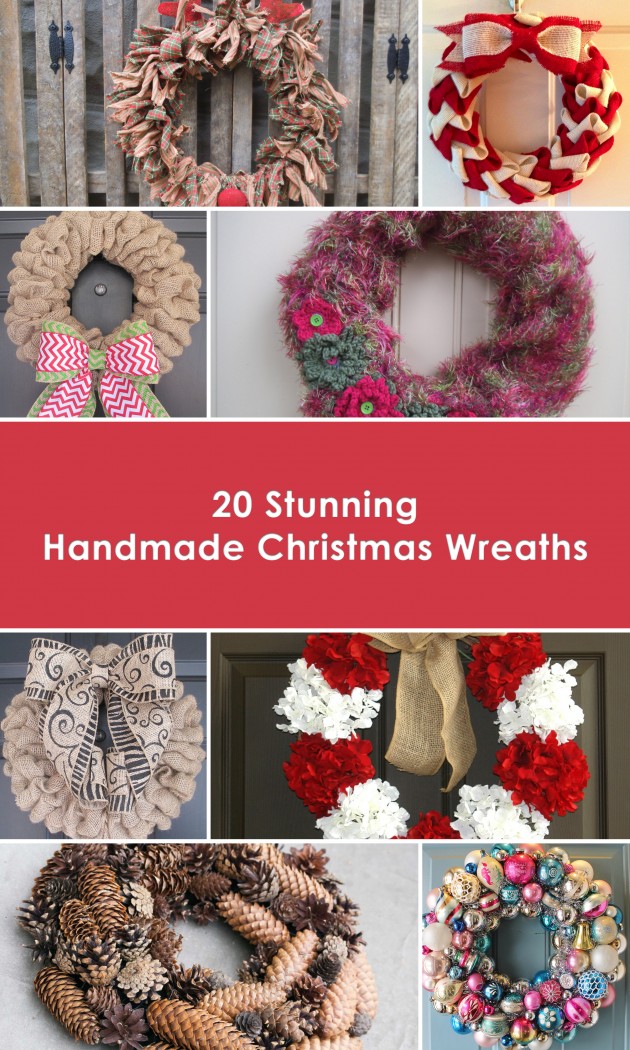 20 Stunning Handmade Christmas Wreaths (00)