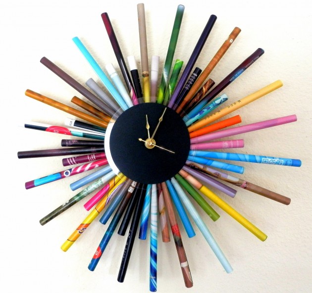 20 Stunning & Unique Handmade Wall Clocks (18)