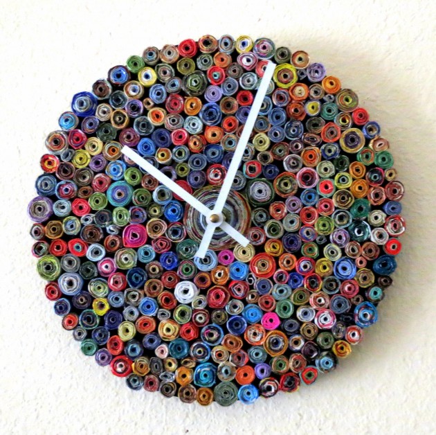 20 Stunning & Unique Handmade Wall Clocks (9)