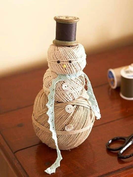 30 Creative and Fun DIY Snowman Decorations 28