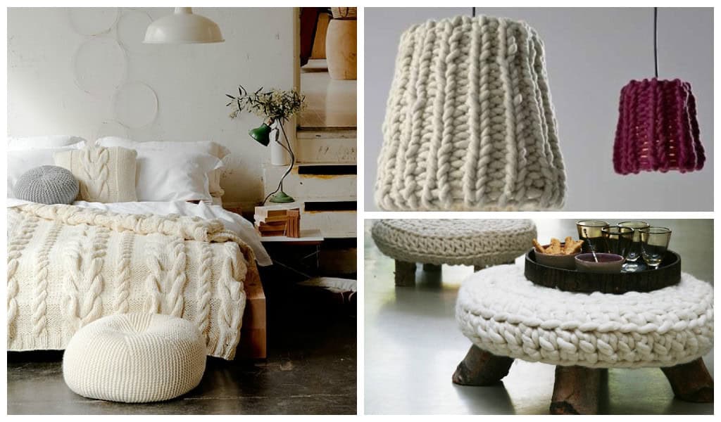 30 Adorable Knitted Furniture Ideas