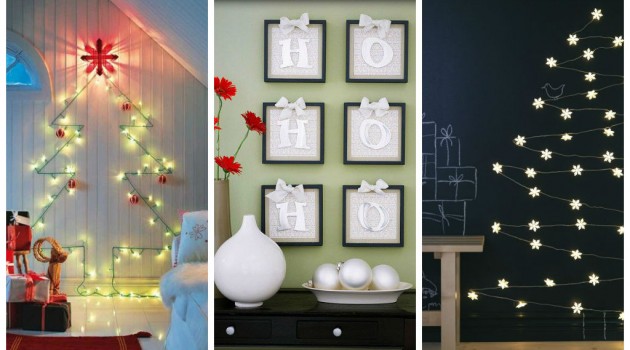 30 Amazing DIY Christmas Wall Art Ideas
