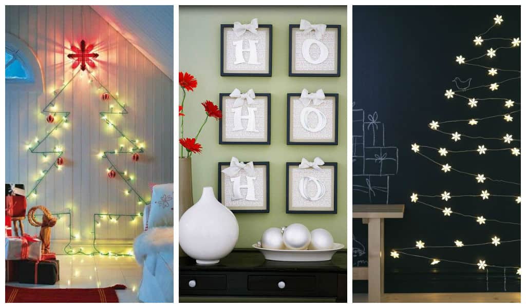 30 Amazing DIY Christmas Wall Art Ideas
