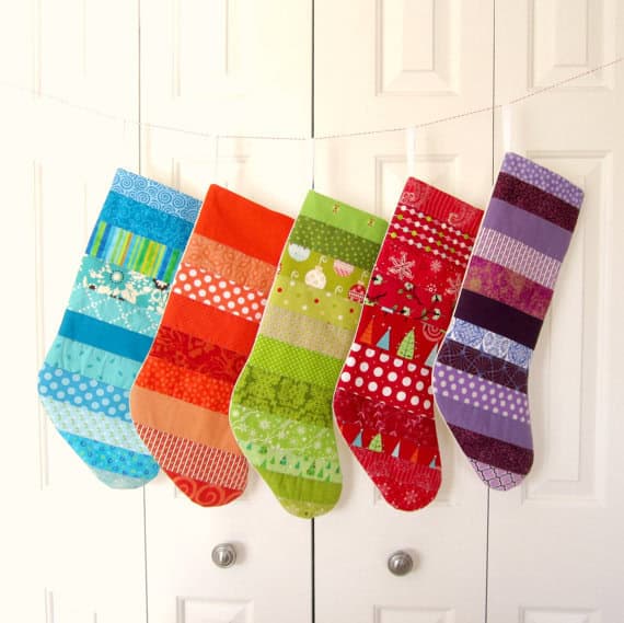 Use Christmas Stockings as Christmas Decorations - 15 Designs (9)