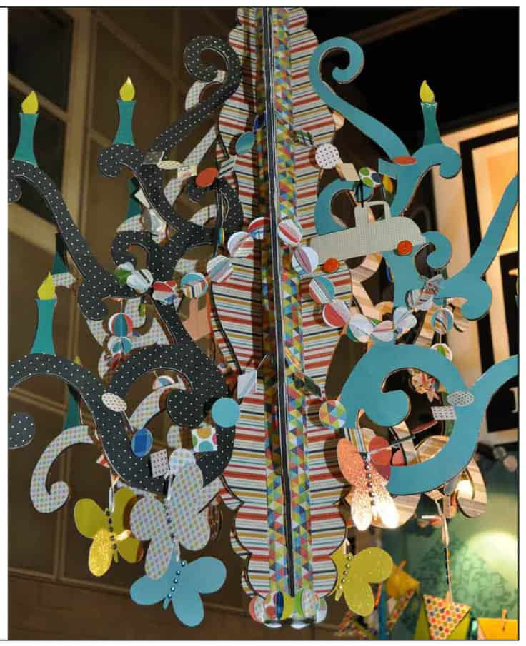 25 Creative DIY Chandeliers Made Out of Paper 11