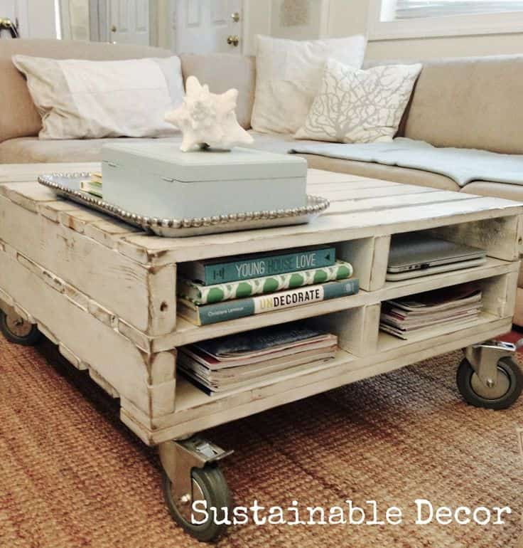 25 Vintage DIY Coffee Table Ideas 1