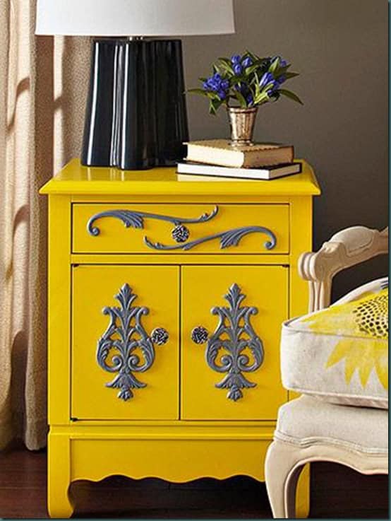 23 Expressive Yellow Painted Furniture Ideas