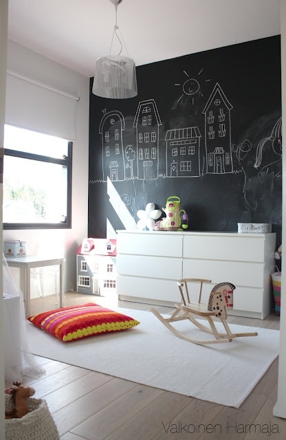 36 Exciting Ideas To Decorate Kids Rooms with Colored Chalkboard Paint -  WooHome